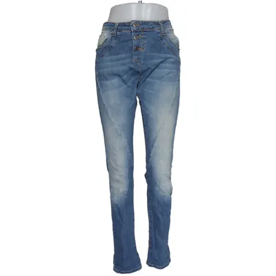 Jeans (Blå) från Please Vintage Glam Bomull, Elastan