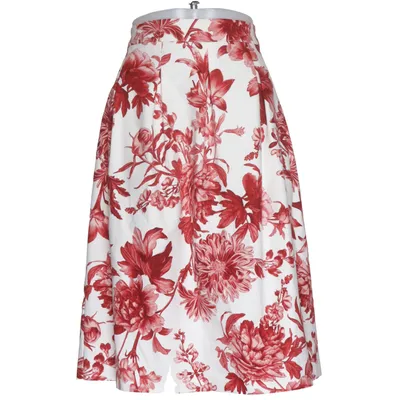 Jupe (Rouge, Blanc) de Vintage Stories Coton, Élasthane, Polyester