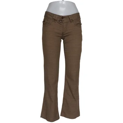 Suit pants (Brown) from Fishbone Elastane, Polyester, Viscose