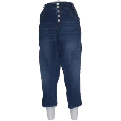 Spijkerbroek (Blauw) van XLNT by KappAhl Katoen, Elastaan, Polyester