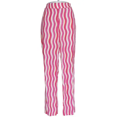 Palazzobukser (Pink, Flerfarvet) fra Mango Viscose