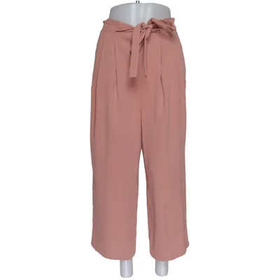 Pantalon patte d'éléphant (Rose) de Zara Basic Collection Polyester