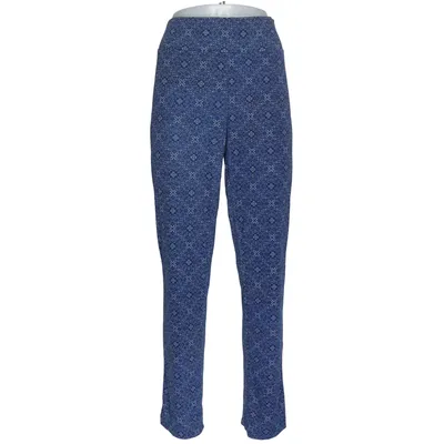 Byxor (Blå, Vit) från Dana Buchman Elastan, Polyester