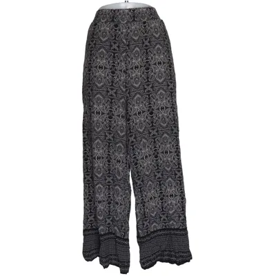 Palazzo pants (Black, White) from Lindex Viscose
