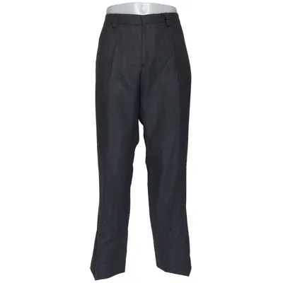 Palazzobyxor (Grå) från Batistini Polyester, Ull