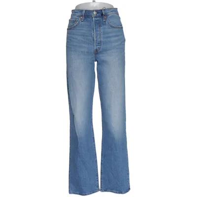 Spijkerbroek (Ribcage Straight) van Levi's Premium Katoen, Elastaan