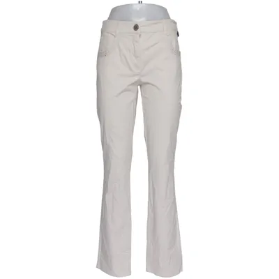 Chino (Robell SONJA - lang buks med broderi lommekant - råhvid) de Robell Jeans Coton, Élasthane