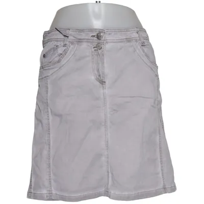 Jeansnederdel (Grå) fra Gina Benotti Bomuld, Elastan, Polyester