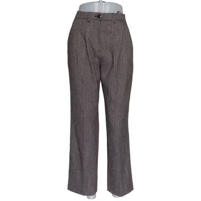 Jakkesætsbukser (Brun) fra Next Petite Elastan, Genanvendt polyester, Viscose