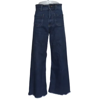 Jeans (Blue) from Zara Cotton, Elastane, Polyester