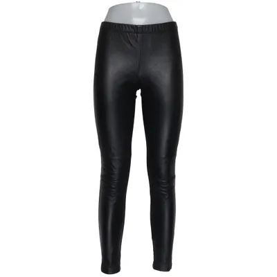 Leren broek (Zwart) van Hallhuber Elastaan, Leer, Polyamide, Polyester, Viscose