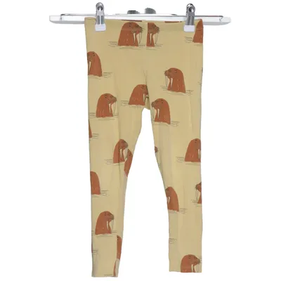 Leggings (Gul, Brun) från Mini Rodini Bomull, Elastan