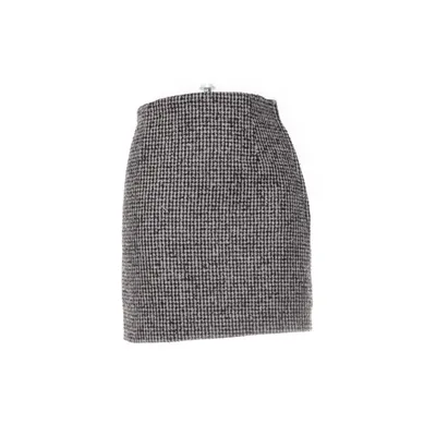 Kjol (Svart, Beige) från H&M Polyester, Ull