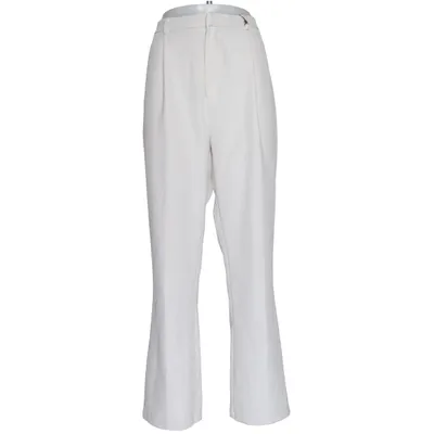 Jakkesætsbukser (Beige, Hvid) fra Make Way Elastan, Polyester