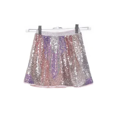 Skirt (Beige, Multicolored) from H&M Elastane, Polyester