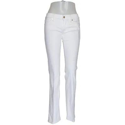 Jeans (Vit) från 7 for All Mankind Bomull, Elastan