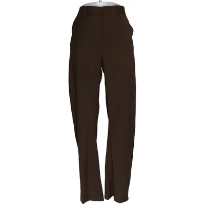 Pantalon de costume (Marron) de Zara Élasthane, Polyester, Laine
