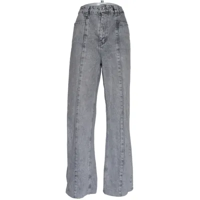 Jeans (Seven/Sil Hr Seam Wideleg) from Seven Sisters Cotton