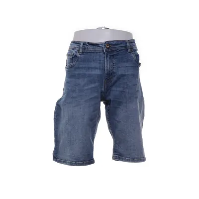 Denim shorts (Blauw) van Smog Katoen, Elastaan