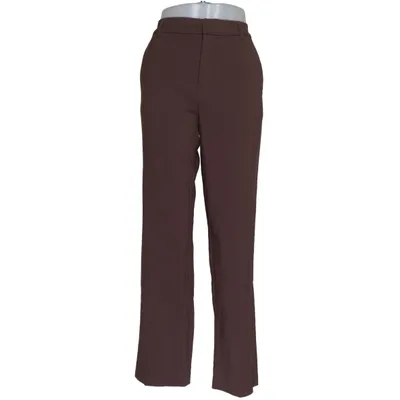 Kostuumbroek (Bruin) van Gina Tricot Elastaan, Polyester, Viscose