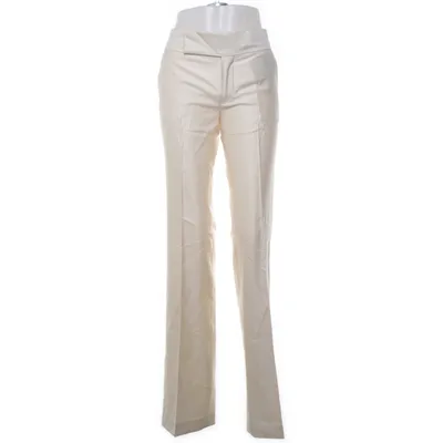 Suit pants (Beige) from Zara Woman Silk, Wool