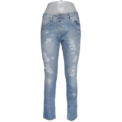 Jeans (Blå) från Please Bomull, Elastan