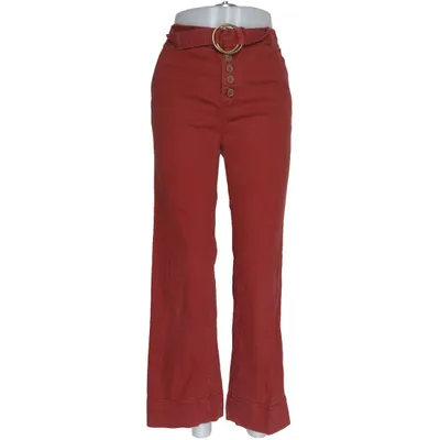 Spijkerbroek (Rood) van Anthropologie Katoen, Elastaan, Viscose
