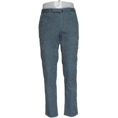 Chino (Bleu) de Incotex Coton, Élasthane
