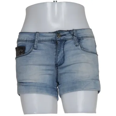 Short en jean (Bleu) de Rose Player Coton, Élasthane, Polyester