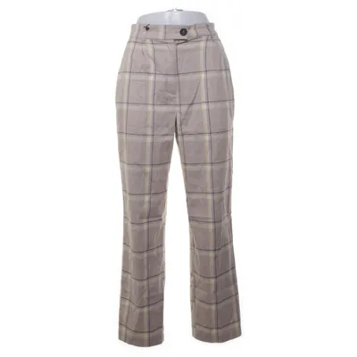 Kostuumbroek (Beige, Meerkleurig) van Monki Viscose, Elastaan, Polyester