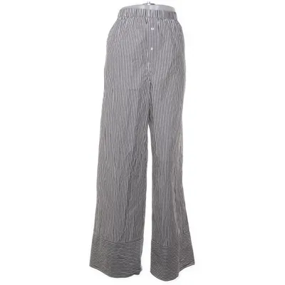 Palazzo broek (Wit, Zwart) van NA-KD Katoen, Polyester