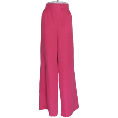 Pantalon patte d'éléphant (Rose) de Boohoo