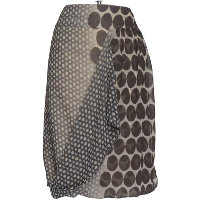 Rok (Grijs, Beige) van Expresso Acetaat, Polyester