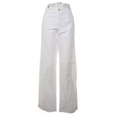 Byxor (Vit) från Marc O'Polo Bomull, Linne, Polyester