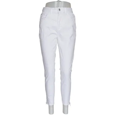 Jean (Blanc) de Stooker Coton, Élasthane, Polyester