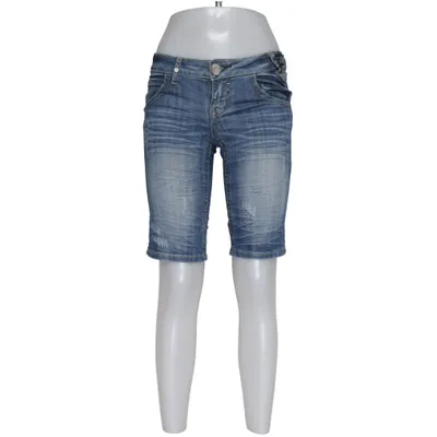 Short en jean (Bleu) de Fishbone Denim Coton, Élasthane
