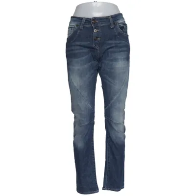 Spijkerbroek (Blauw) van Please Vintage Glam Katoen, Elastaan