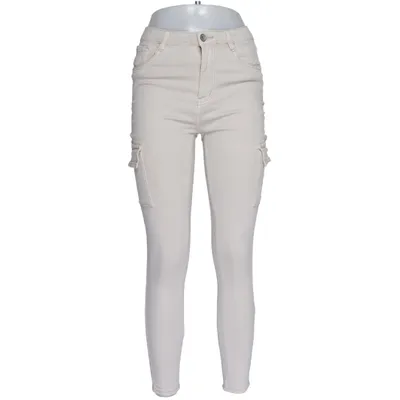 Cargo broek (Beige) van Hello Miss Katoen, Elastaan