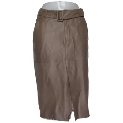 Läderkjol (Beige) från Custommade Skinn