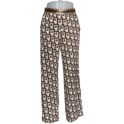 Pants (Beige, Brown, Green) from Maliparmi Acetate, Polyester, Viscose