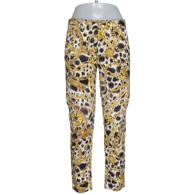 Pants (Beige, Multicolored) from H&MOSCHINO Polyester, Viscose, Cotton