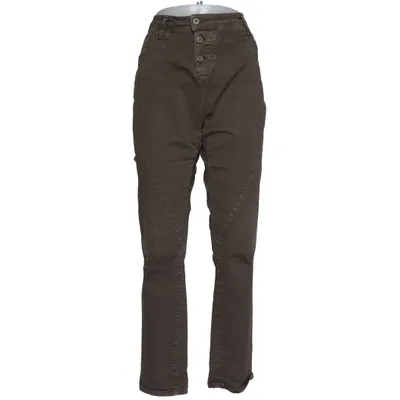 Chinos (Groen) van Please Now Katoen, Elastaan