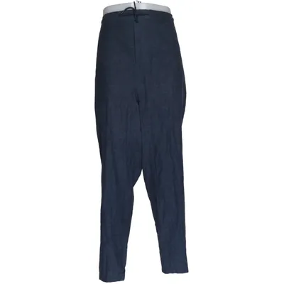 Bukser (Blå) fra Dressmann Bomuld, Linned, Polyester
