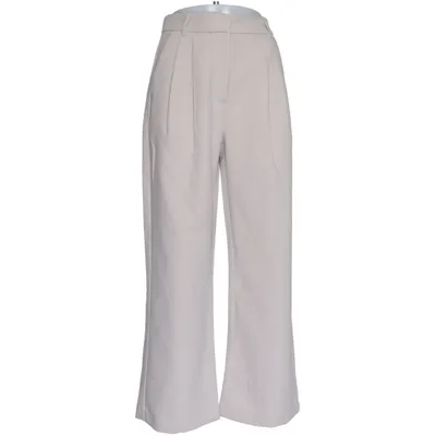 Pantalon patte d'éléphant (Beige) de Abercrombie & Fitch Élasthane, Polyester, Viscose
