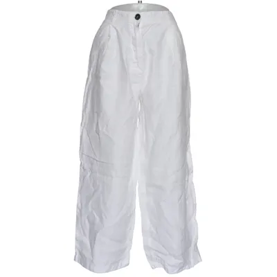 Pants (White) from Massimo Dutti Linen