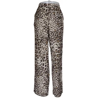 Palazzo broek (Beige, Zwart, Bruin) van Zara Polyester
