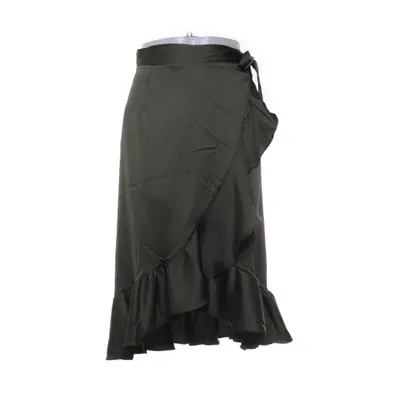 Wrap skirt (Green) from Shk Elastane, Polyester