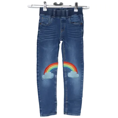 Jeans (Blau, Mehrfarbig) von Lindex Baumwolle, Elasthan, Polyester