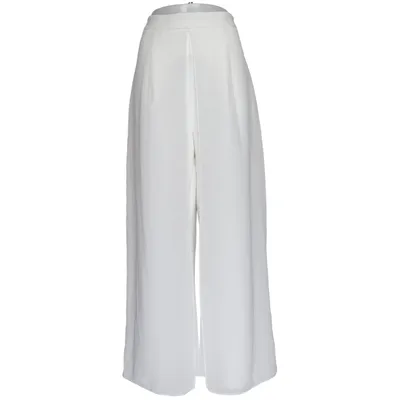 Pantalon patte d'éléphant (Blanc) de Apart Glamour Polyester
