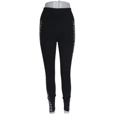 Sports tights (Black, Green) from Wolf & Whistle Elastane, Recycled polyester